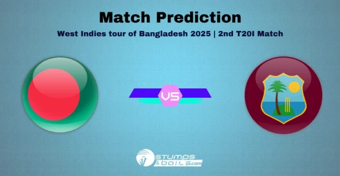 BAN vs WI 2nd T20I Match Prediction