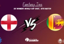 England Women vs Sri Lanka Women, Match 12, Women’s World Cup 2025 – Key Details, Preview, and Prediction ENG-W vs SL-W 12th Match Fantasy Cricket Tips ICC Women’s WC 2025