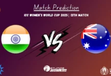IND-W vs AUS-W Match Prediction – ICC Women’s World Cup 2025- 13th Match IND-W vs AUS-W 13th Match Prediction