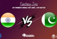 India Women vs Pakistan Women 6th Match Fantasy Tips – ICC Women’s World Cup 2025 IND-W vs PAK-W 6th Match Fantasy Tips
