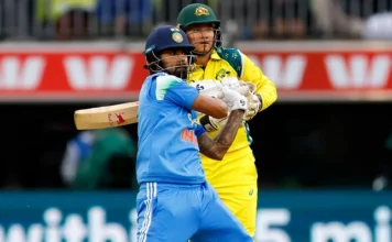 India Struggle in Rain-Curtailed First ODI Against Australia IND vs AUS 1st Innings Updates