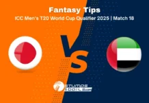 JPN vs UAE Dream11 Prediction 18th Super Six ICC Men’s T20 World Cup Asia & EAP Qualifier 2025 Fantasy Cricket Picks JPN vs UAE Fantasy Tips for ICC Men’s T20 World Cup Qualifier 2025