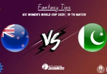 NZ-W vs PAK-W 19th Match Fantasy Cricket Tips, Playing 11 and Pitch Report for ICC Women’s World Cup 2025 NZ-W vs PAK-W 19th Match Fantasy Tips