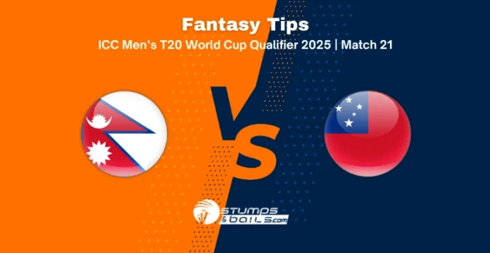 NEP vs Samoa Fantasy Team