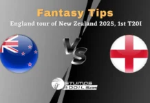 New Zealand vs England 1st T20I fantasy tips for England tour of New Zealand 2025 NZ vs ENG fantasy tips 1st T20I 2025