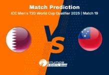 Qatar vs Samoa: Super Six Showdown at ICC Men’s T20 World Cup Asia & EAP Qualifier 2025 QAT vs Samoa 19th Match Prediction