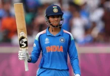 Smriti Mandhana’s Spectacular Feat: The Fastest Indian to 5,000 ODI Runs Surpasses Kohli Smriti Mandhana celebrating her 5000 ODI runs milestone