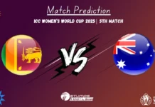 Sri Lanka Women vs Australia Women, 5th Match Prediction: ICC Women’s World Cup 2025 SL-W vs AUS-W 5th Match Prediction ICC Women’s World Cup 2025