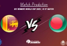 Sri Lanka Women vs Bangladesh Women 21st Match Prediction – ICC Women’s World Cup 2025 SL-W vs BAN-W 21st Match Prediction