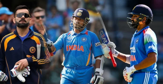 Players with most centuries in ODI cricket 2025 stats chart