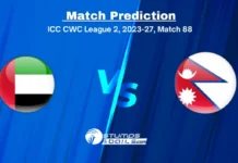 UAE vs Nepal Match 88 Prediction – ICC CWC League 2 2025 UAE vs NEP Match Prediction