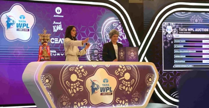 WPL 2026 auction players bidding in Delhi