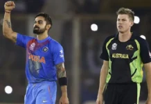 From Sledge to Smash: When Kohli’s Fiery Spirit Collided With Faulkner’s Challenge in 2016 Virat Kohli reacting to James Faulkner during 2016 ODI clash