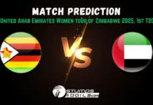 ZIM-W vs UAE-W 1st T20I: UAE Women Tour of Zimbabwe 2025 Prediction ZIM-W vs UAE-W Match Prediction