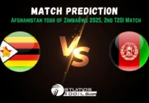 Zimbabwe vs Afghanistan 2nd T20I Match Prediction – Afghanistan Tour of Zimbabwe 2025 ZIM vs AFG 2nd T20I Match Prediction