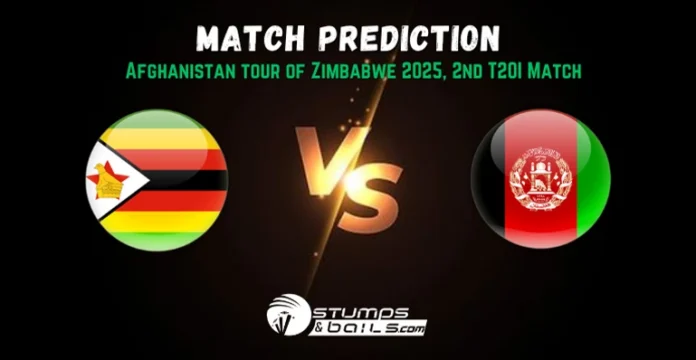 ZIM vs AFG 2nd T20I Match Prediction