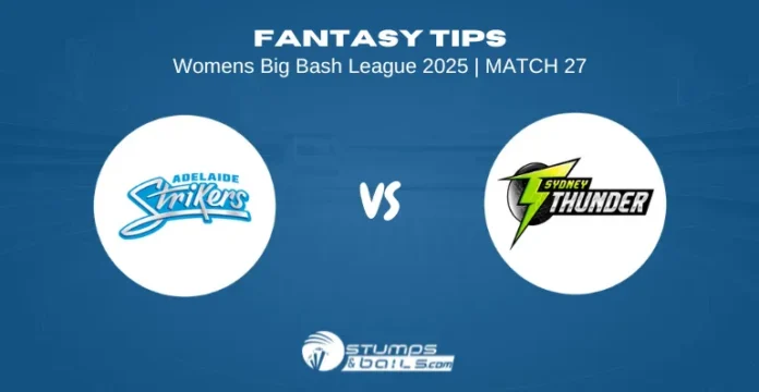 ST-W vs AS-W fantasy tips for WBBL 2025 27th match