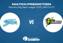 Adelaide Strikers Women vs Sydney Thunder Women 27th Match prediction for Women’s Big Bash League 2025 ST-W vs AS-W 27th Match prediction WBBL 2025