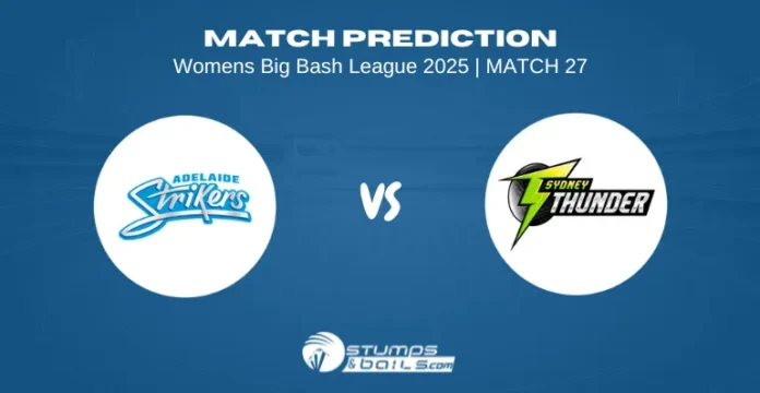 ST-W vs AS-W 27th Match prediction WBBL 2025