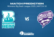Brisbane Heat Women vs Hobart Hurricanes Women 10th Match prediction of Women’s Big Bash League 2025 BH-W vs HH-W 10th Match Prediction WBBL 2025