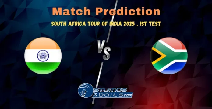 India vs South Africa 1st Test Match Prediction of South Africa tour of India 2025 IND vs SA 1st Test Match Prediction 2025 at Eden Gardens Kolkata