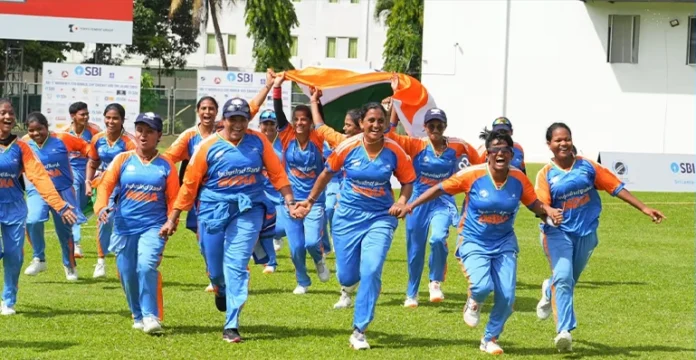 Indian blind world cup cricketers playing cricket – earnings issue highlighted