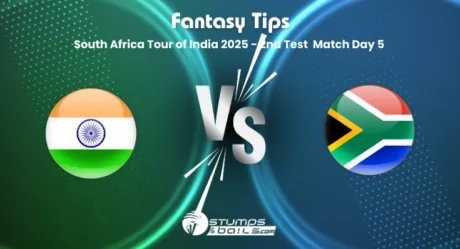 India vs South Africa Fantasy Tips 2nd Test Match Day 5 of South Africa tour of India 2025
