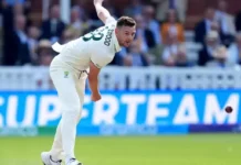Hazlewood Ruled Out; Replacement Announced in Australia’s Updated Squad for 1st Ashes Test Josh Hazlewood Ruled Out of 1st Ashes Test 2025