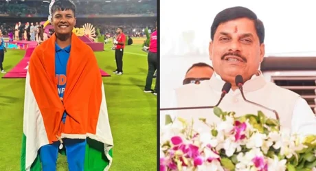 MP CM Announces ₹1 Crore Reward for Indian Woman Cricketer After World Cup Triumph