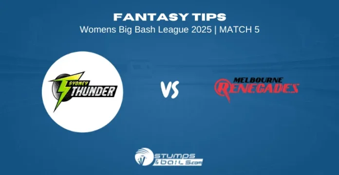 MR-W vs ST-W 5th Match Fantasy Tips WBBL 2025