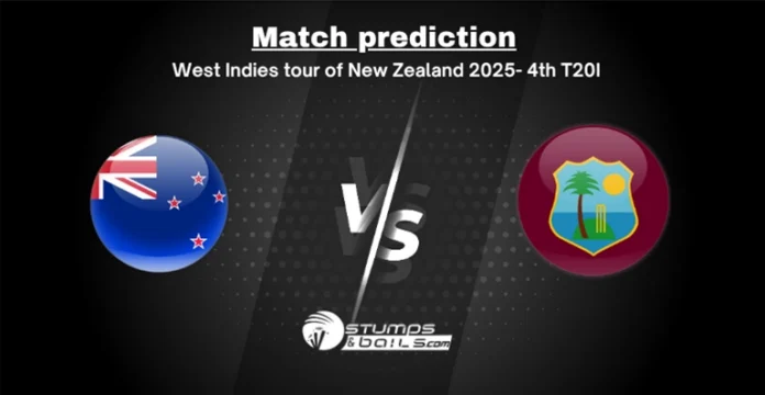 NZ vs WI 4th T20I Match Prediction