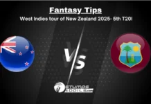 New Zealand vs West Indies 5th T20I Fantasy Tips – West Indies Tour of New Zealand 2025 NZ vs WI T20I 5th Match Fantasy Tips