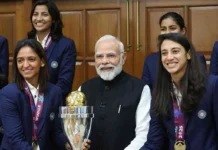 Prime Minister Narendra Modi Celebrates India’s Historic Women’s World Cup Triumph PM Modi meets Womens World Cup Champions in New Delhi