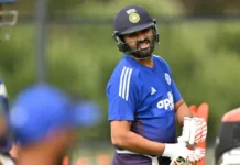 Rohit Sharma Trains at BKC Ground in Mumbai Ahead of South Africa ODI Series Rohit Sharma trains ahead of South Africa ODI series