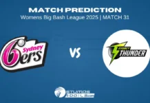Sydney Sixers Women vs Sydney Thunder Women 31st Match Prediction – WBBL 2025 SS-W vs ST-W 31st Match Prediction