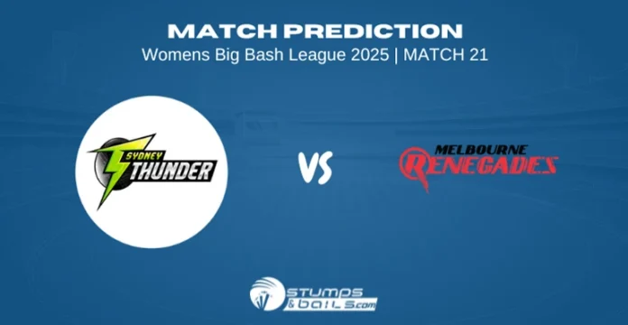 Match 21, ST W vs MR W Match Prediction – Who Will Win Today’s WBBL 2025 Clash? ST-W & MR-W 21st Match Prediction