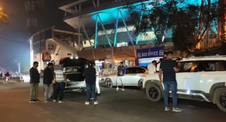 Heightened Security in Eden Gardens Kolkata Before India vs South Africa Test
