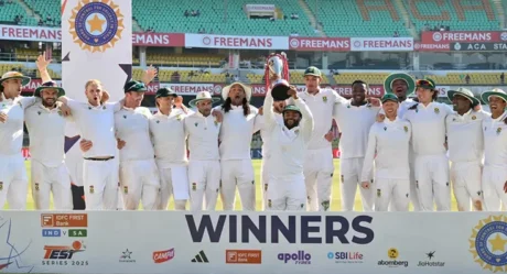 South Africa Celebrate Historic Test Series Win After Dominating India