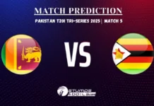 Sri Lanka vs Zimbabwe Match Prediction for 5th Match of Pakistan T20I Tri-Series 2025 SL vs ZIM Match Prediction 2025 – Sri Lanka vs Zimbabwe T20 Match