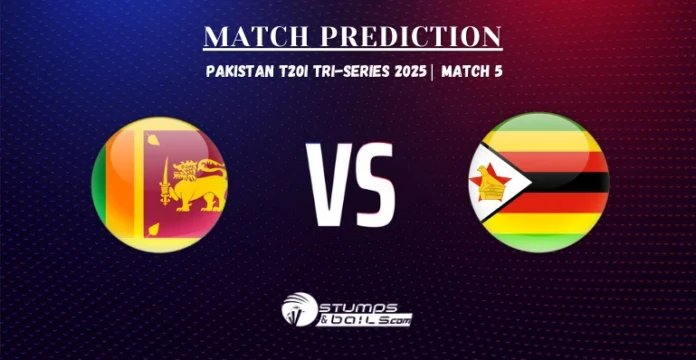 SL vs ZIM Match Prediction 2025 – Sri Lanka vs Zimbabwe T20 Match
