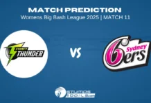 Sydney Thunder Women vs Sydney Sixers Women 11th Match prediction of Women’s Big Bash League 2025 ST-W vs SS-W 11th Match Prediction WBBL 2025