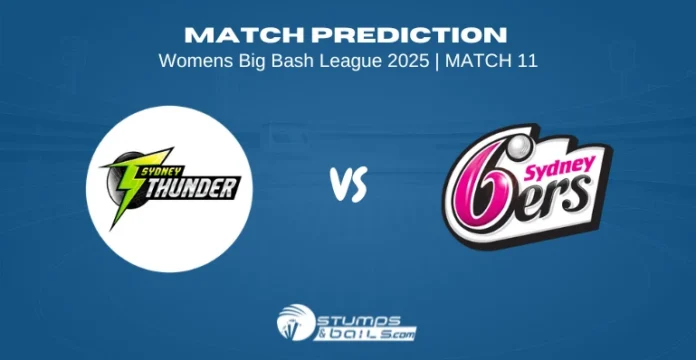 ST-W vs SS-W 11th Match Prediction WBBL 2025