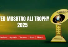 Syed Mushtaq Ali Trophy 2025 Schedule: Full Fixtures, Dates & Venues Syed Mushtaq Ali Trophy 2025 Schedule