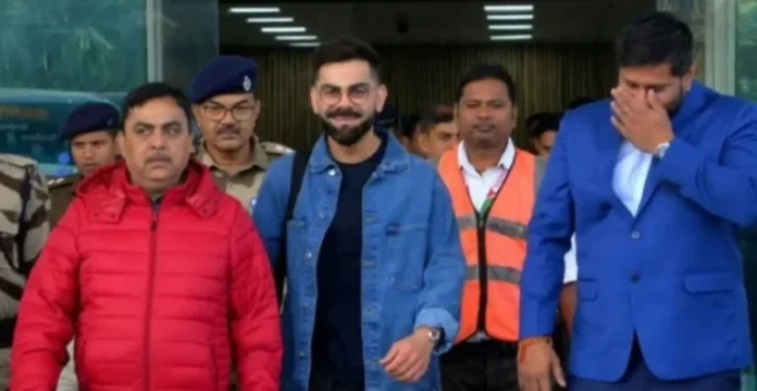 Virat Kohli Arrives in Ranchi