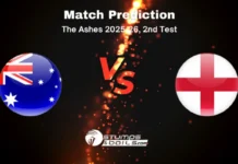 Australia vs England 2nd Test Match Prediction of The Ashes 2025 AUS vs ENG 2nd Test The Ashes 2025 at Gabba day-night pink ball match