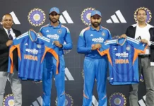 BCCI and Adidas Unveil New Team India 2026 T20 World Cup Jersey — First On-Ground Reveal in Raipur Team India 2026 T20 World Cup jersey unveiled by BCCI and Adidas in Raipur