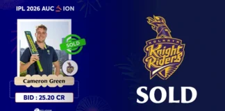 Cameron Green Creates IPL History With Record Overseas Bid at IPL 2026 Mini Auction Cameron Green Breaks Overseas Record in IPL 2026