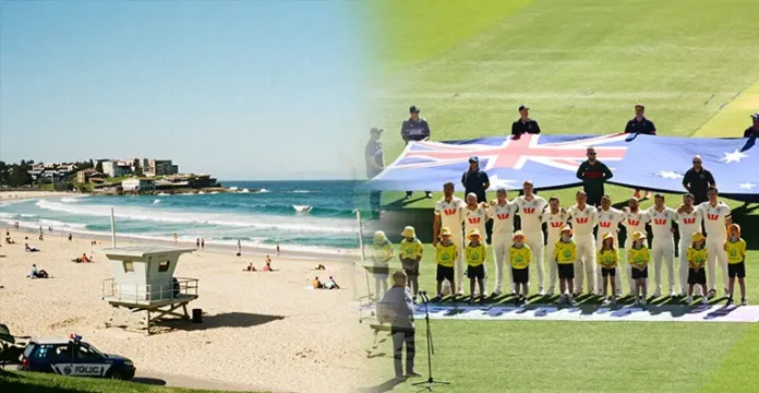 Bondi Beach tragedy tribute at Sydney Cricket Ground during Third Ashes Test 2025