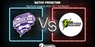 Hobart Hurricanes vs Sydney Thunder 3rd Match Prediction of Big Bash League 2025-26 HH vs ST 3rd Match Prediction Big Bash League 2025-26 fantasy cricket preview