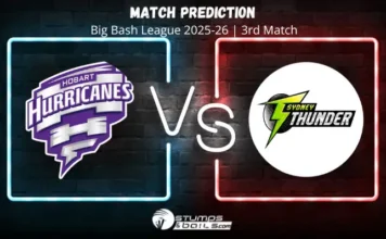 Hobart Hurricanes vs Sydney Thunder 3rd Match Prediction of Big Bash League 2025-26 HH vs ST 3rd Match Prediction Big Bash League 2025-26 fantasy cricket preview